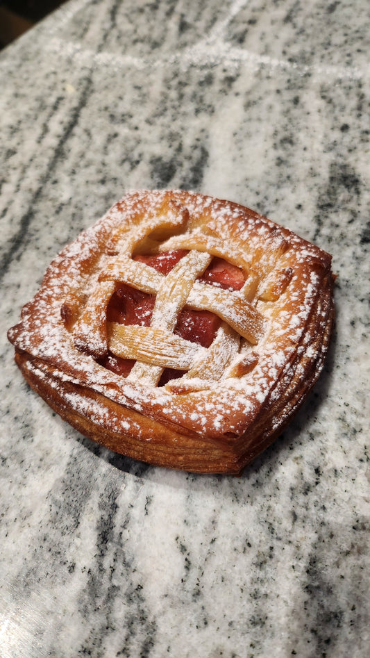 APPLE & RHUBARB DANISH (Available Saturday Sunday)